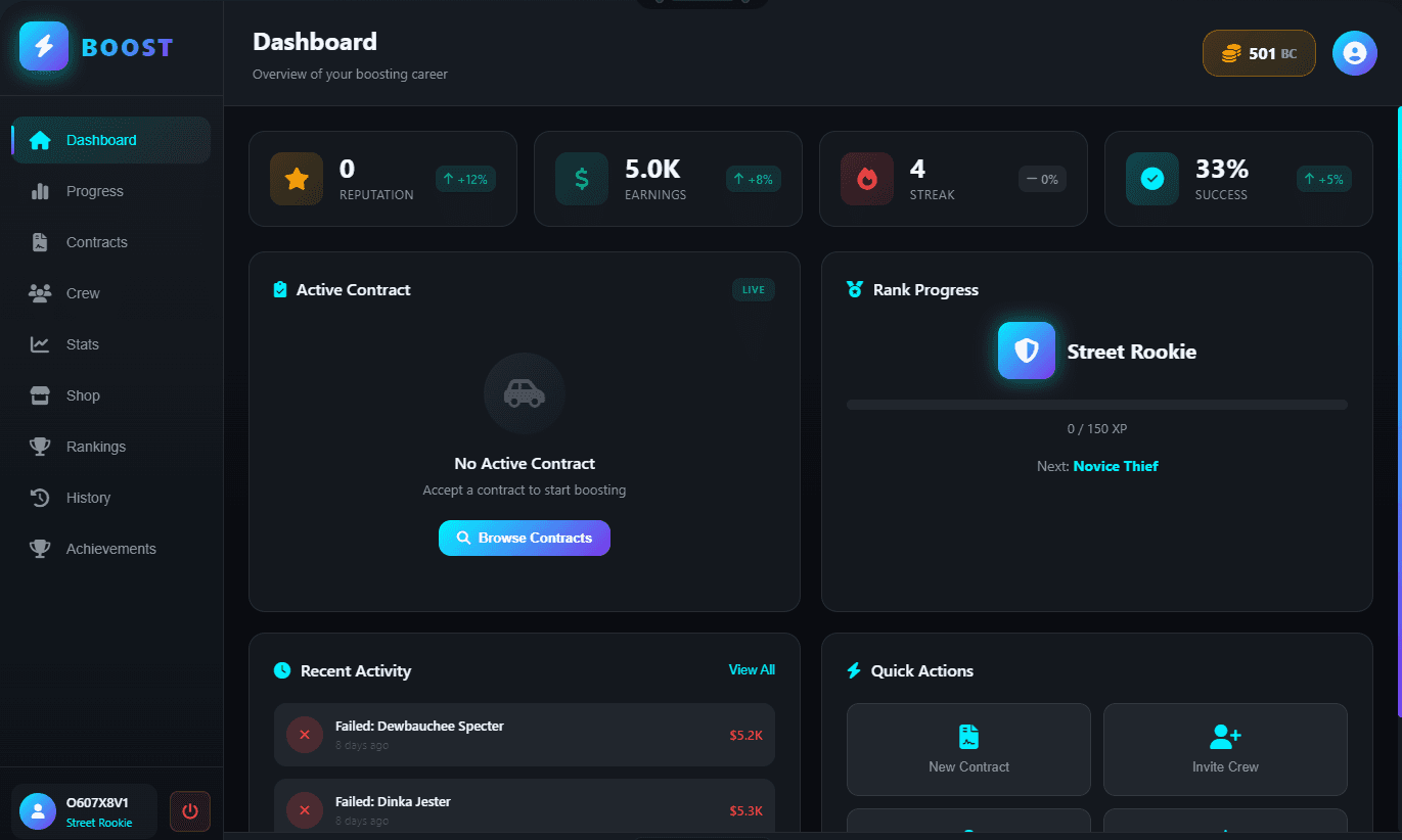 Custom Boosting Script