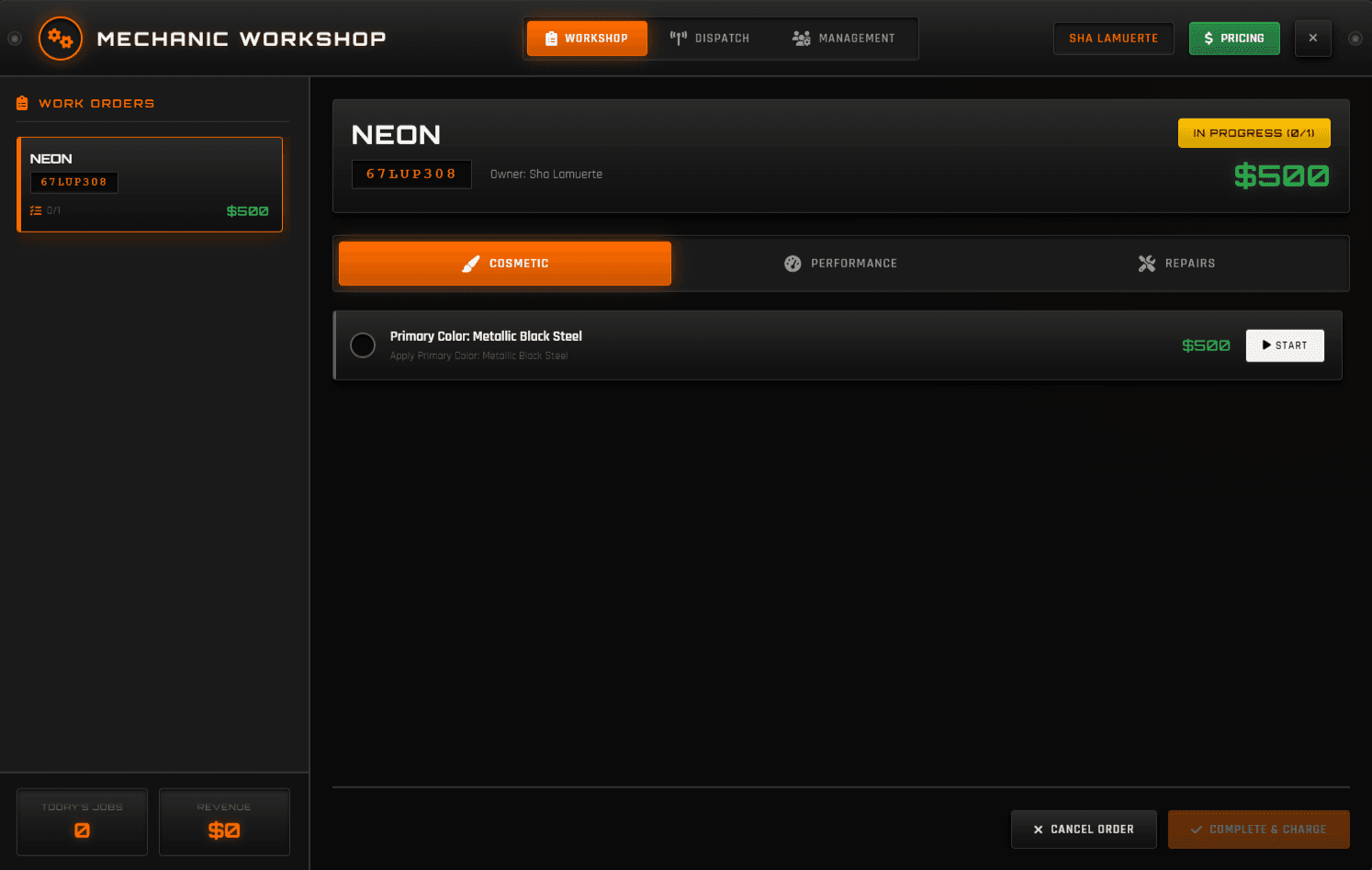 Custom Mechanic Script